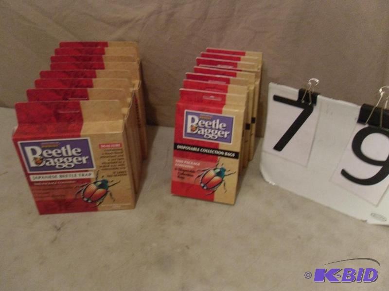 lot 79 image: Lot of 8 New Bonide Beetle Traps and 8 Boxes ...