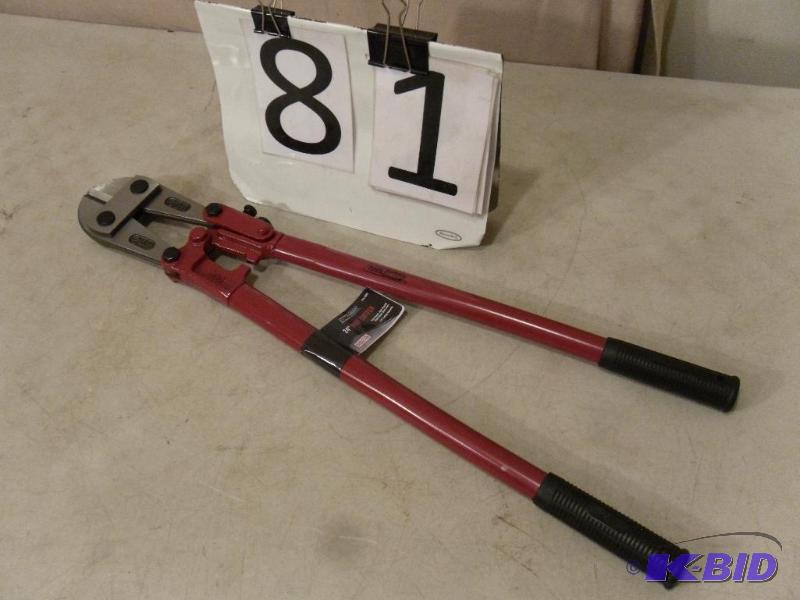 lot 81 image: New 24" Bolt Cutter by Tool Shop....