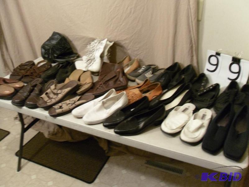 lot 99 image: Lot of Assorted Womens Shoes. All range from ...