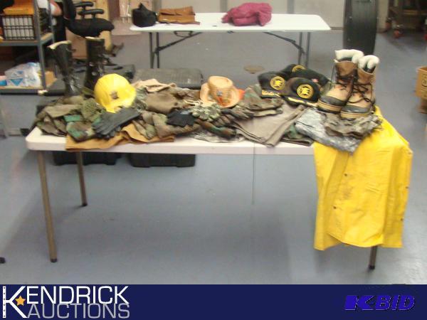Lot of Hunting, and Military Clothing
