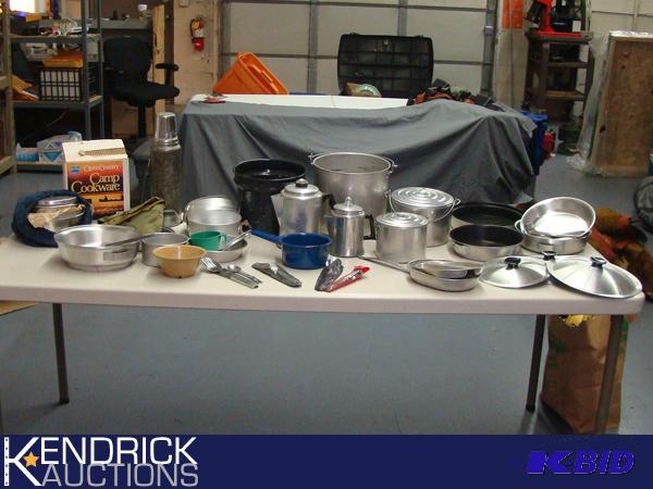 Lot of Camping Dishes