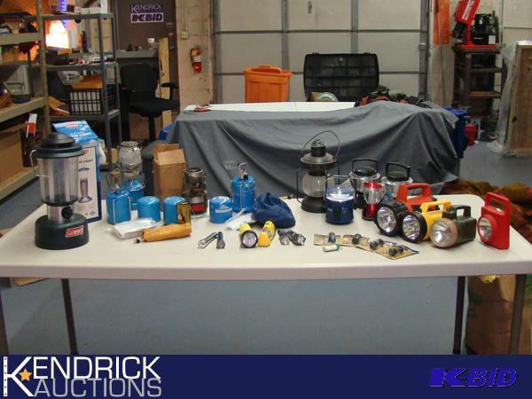 Lot of Camping Lanterns, and Flashlights