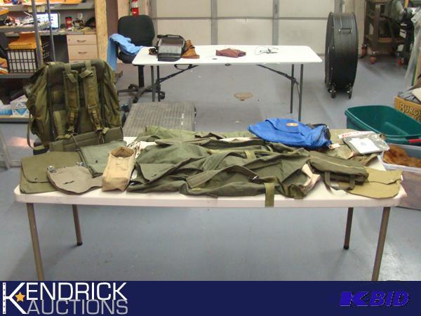 Lot of Military, and Camping Bags