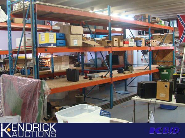 24 Feet Long x 10 Feet High Section of Heavy Duty Pallet Racking