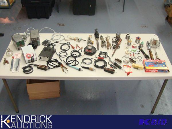 Lot of Soldering and Spot Welding Tools, and Accessories