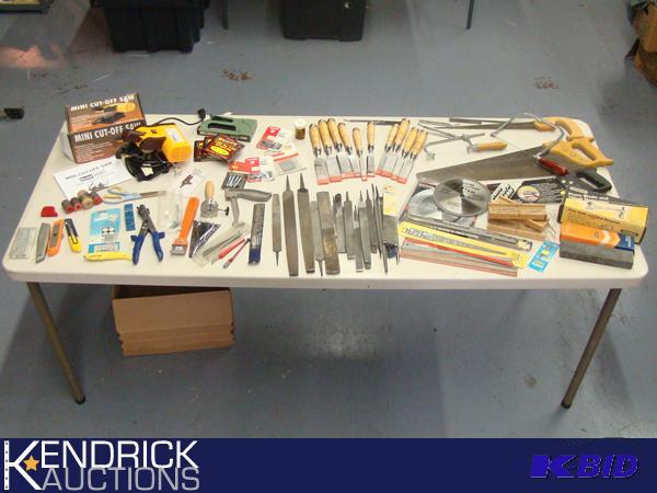 Lot of Saws, Chisels, and Files
