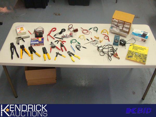 Lot of Semiconductor, Electronics and Wiring Tools