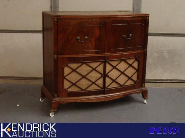 Vintage Wood Stereo Cabinet