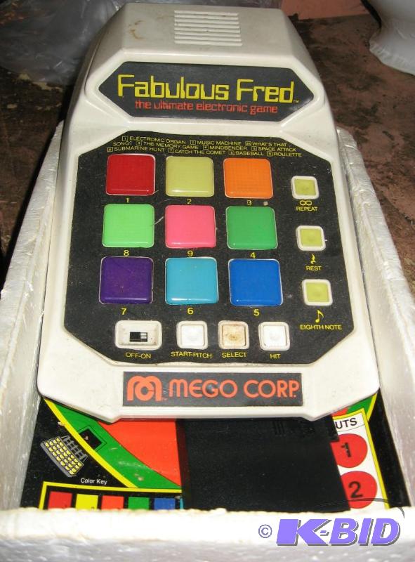 fabulous fred electronic game