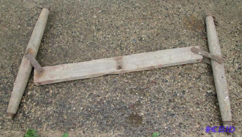 Antique wagon parts- great for wall decoratio...