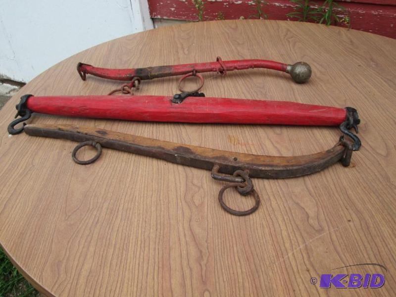 Antique equestrian equipment...