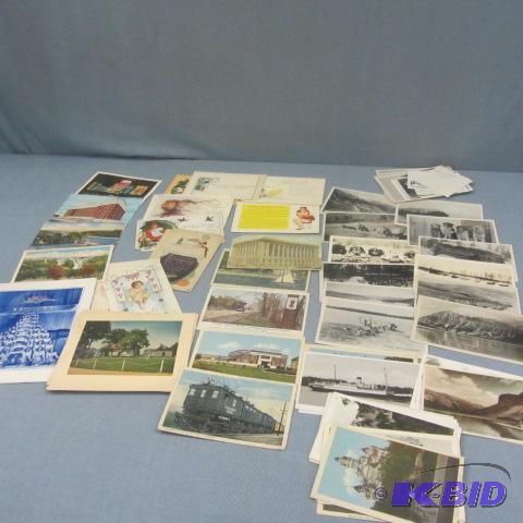 lot 100 image: Postcards