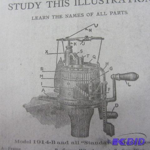 lot 101 image: Antique Sock Knitter