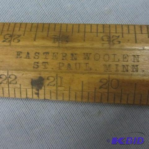 lot 110 image: Woolen Co Fabric Ruler
