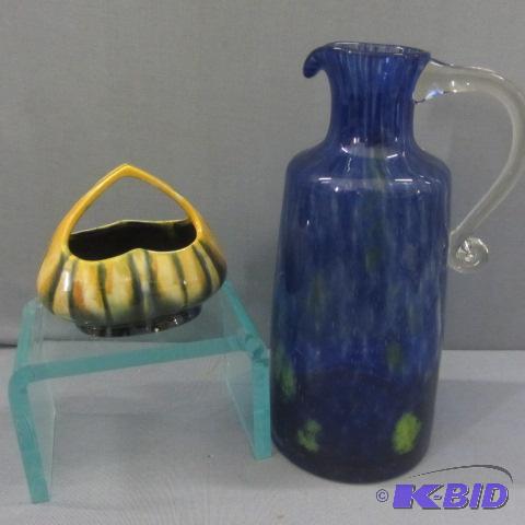 lot 24 image: Blown Art Glass, Ceramic