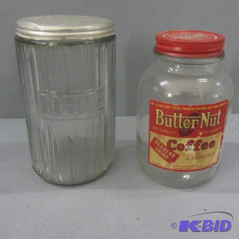 lot 29 image: Two Vintage Coffee Jars