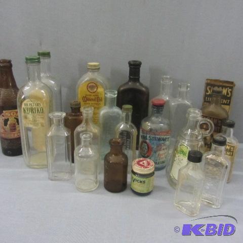 lot 39 image: Liniment, Collector Bottles