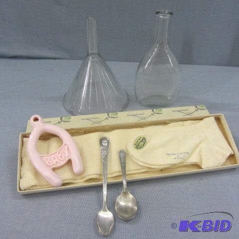 lot 41 image: Vintage Baby Items