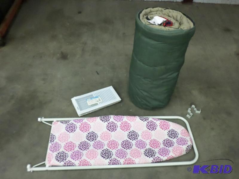 lot 20 image: Lot Of (1) Ironing Board, (1) Large Sleeping...