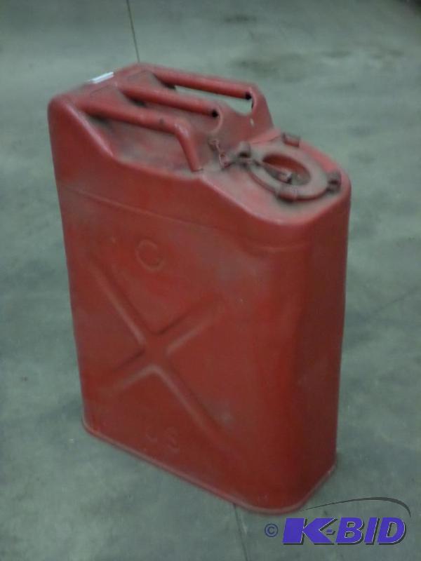 lot 35 image: 5-Gallon Steel Jerry Can...