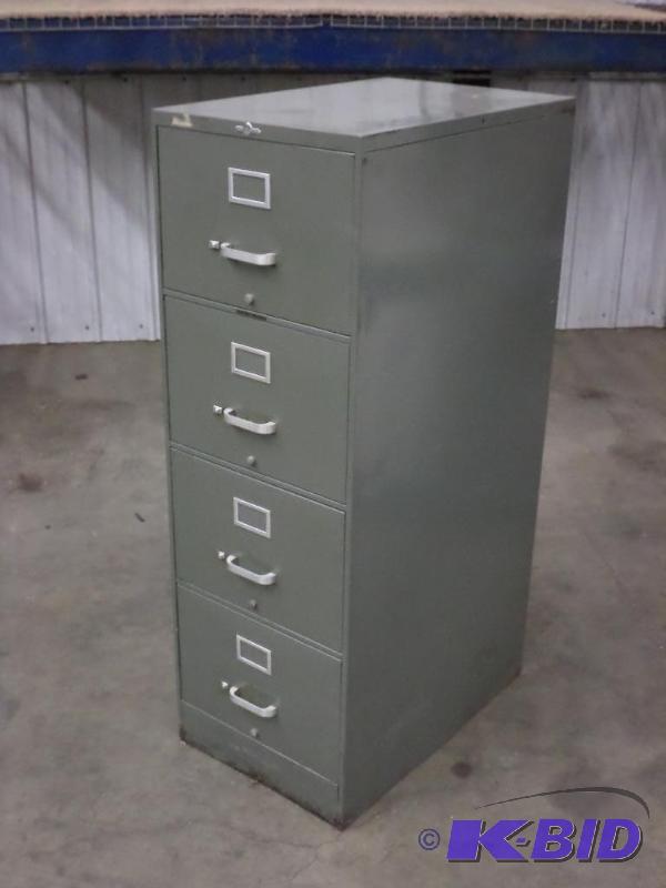 lot 4 image: Heavy Duty 4-Drawer Steel File Cabinet...