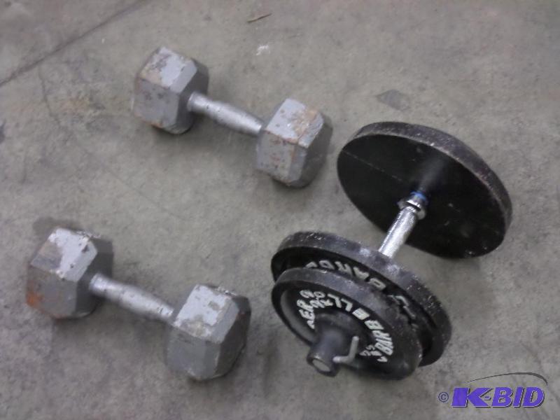 lot 78 image: Lot Of Lifting Weights...
