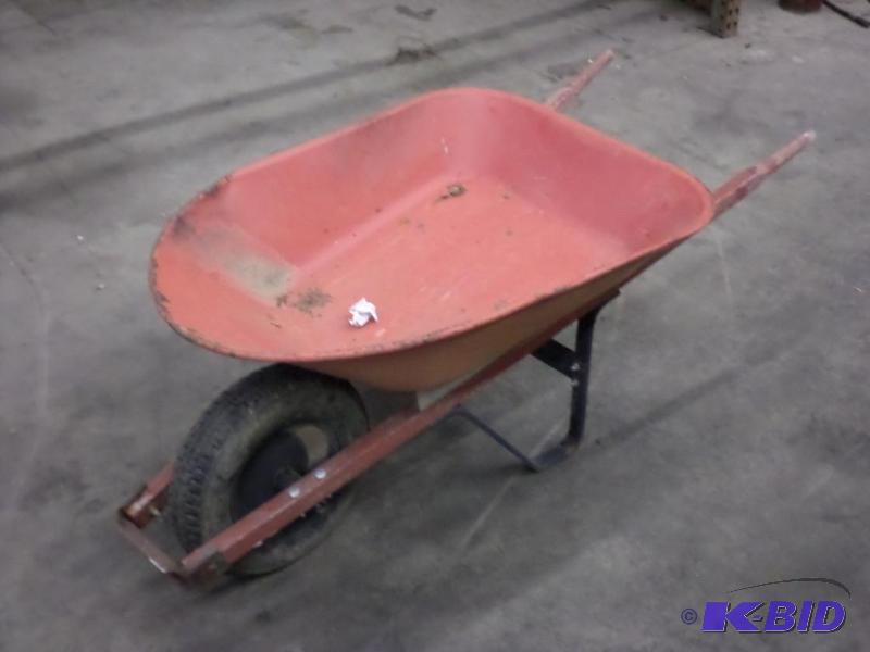 lot 88 image: Steel Wheel Barrel...
