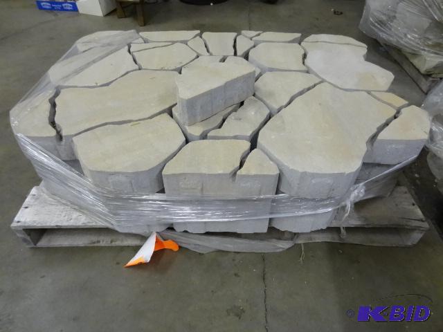 Approx 33 sq ft of concrete pavers. Random pi...