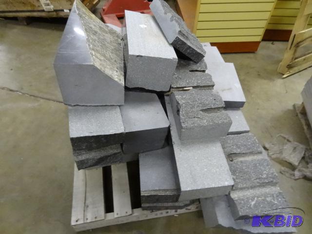 Random chunks of black granite...