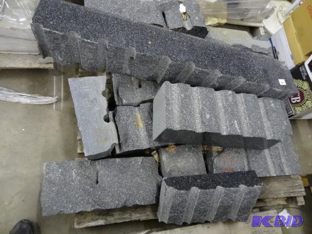 Random chunks of black granite...