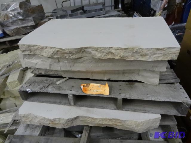 Limestone saw cut slabs. Qty 5...