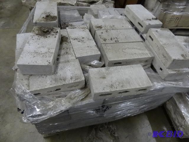 16 x 4 x 8 concrete block. Concrete random pa...
