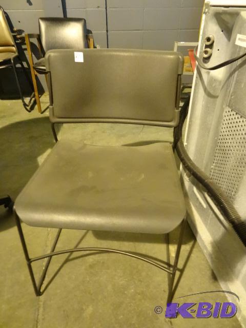 Metal framed side chair...