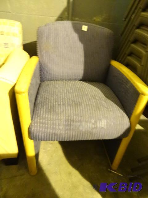 Wood framed side chair...