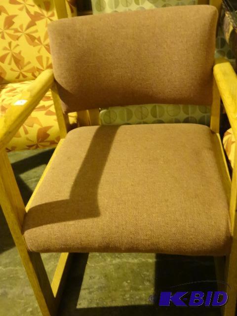 Wood framed side chair...