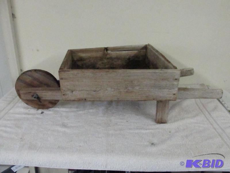 Wooden Garden Wheelbarrow