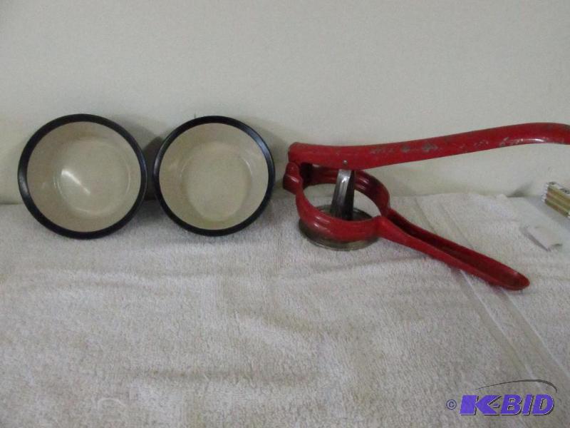 Two Small Bowls and That Thing Used to Pack Your Canning Jars.