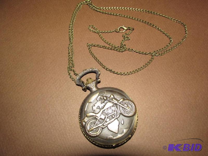 Brand New Motorcycle Pocket Watch