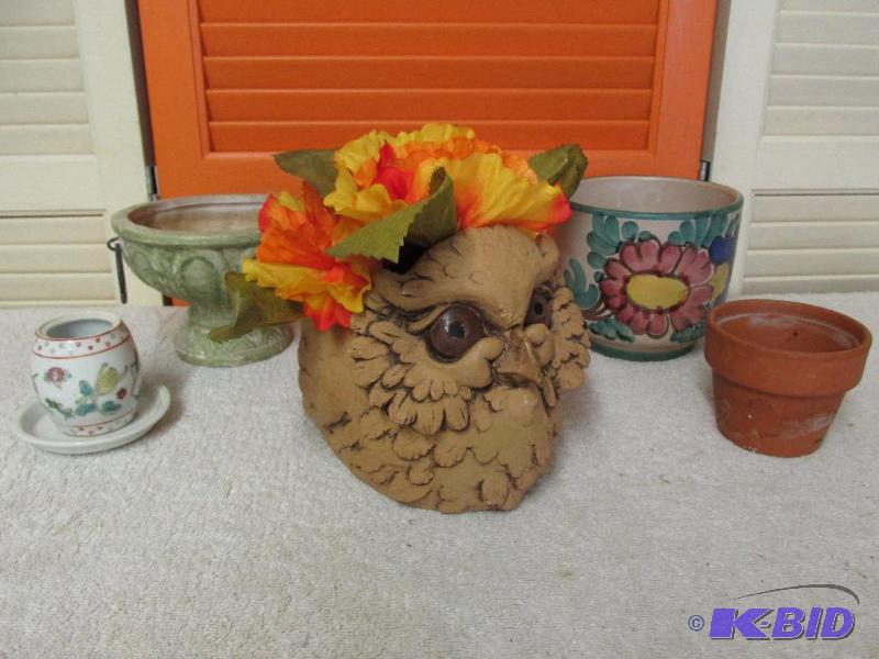 A Lot of Flower Pots