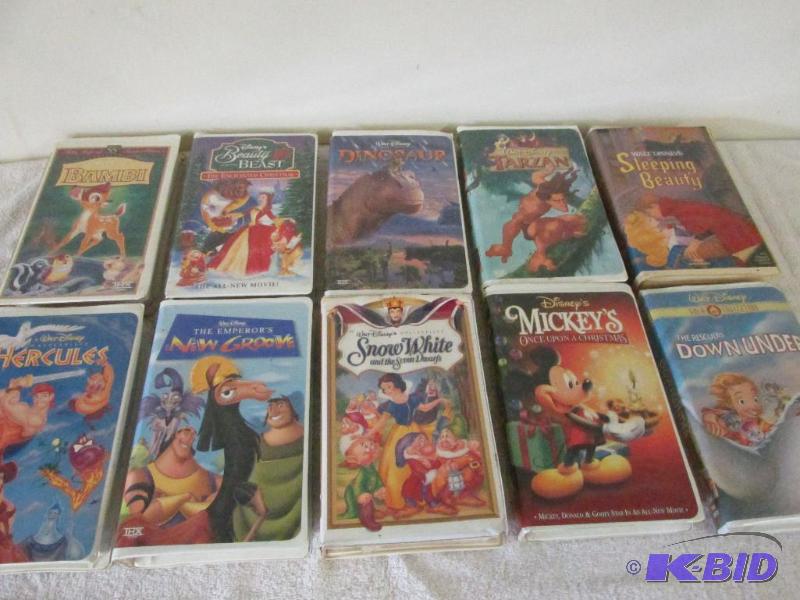Ten Disney VHS Movies