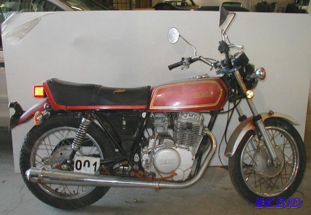 lot 1 image: 1977 YAMAHA XS360-2D Motorcycle Engine #IT600...