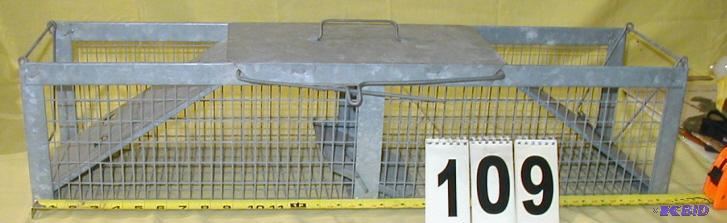 lot 109 image: Medium HAVAHART Live Trap This trap is in exc...