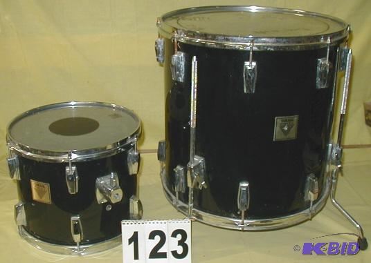 lot 123 image: Pair of YAMAHA Power V Drums These drums were...