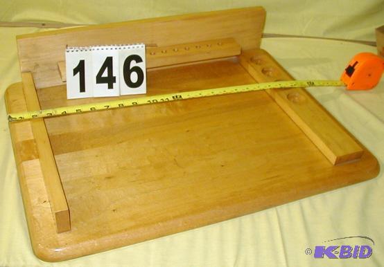 lot 146 image: Very Nice Wood Fly Tying Desk Looks like its ...