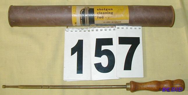lot 157 image: Pair of Vintage Gun Cleaning Rods In the tube...