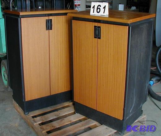 lot 161 image: Pair of HERMAN MILLER Commercial Cabinets The...