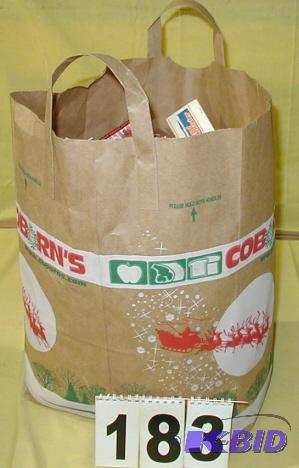 lot 183 image: Almost Full Grocery Bag of Matchbooks These w...