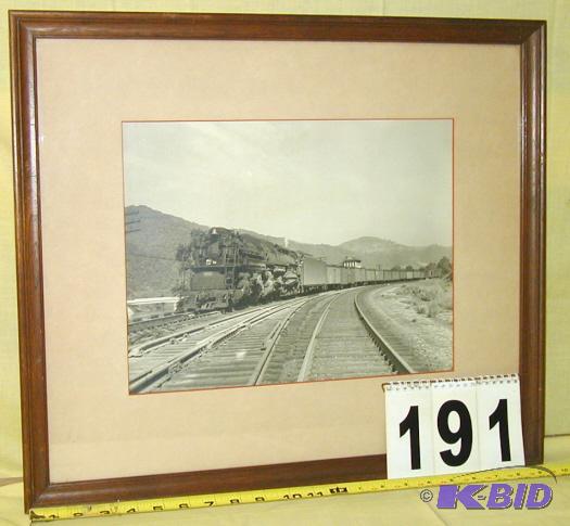 lot 191 image: Vintage Framed and Matted Photograph Of massi...