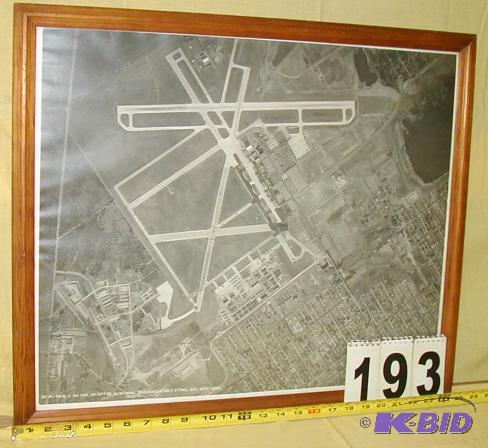 lot 193 image: Fascinating Framed Aerial Photograph Of Wold ...