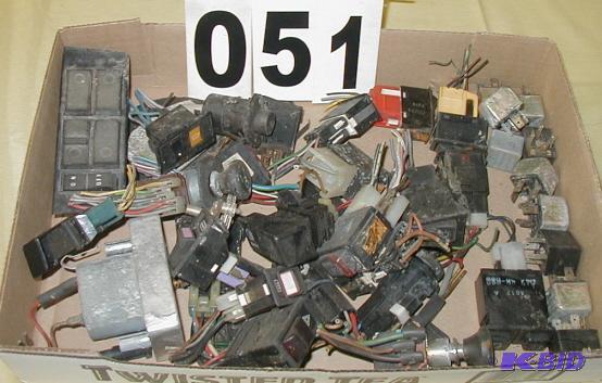 lot 51 image: Flat of Automotive Switches and Relays Includ...